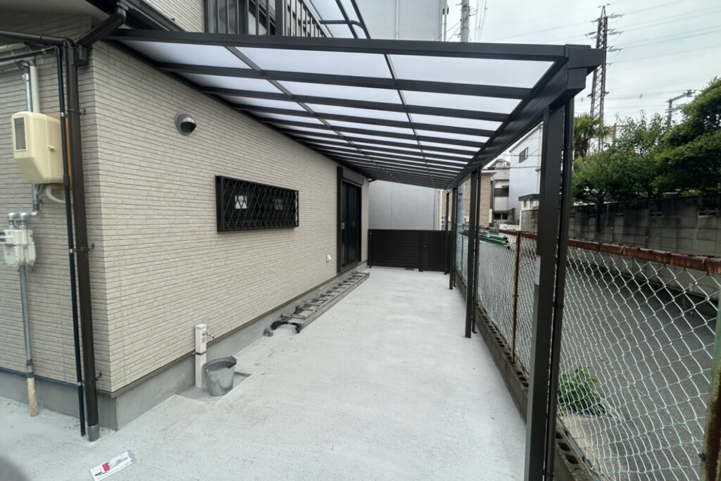 守口市N邸ガレージテラス工事
