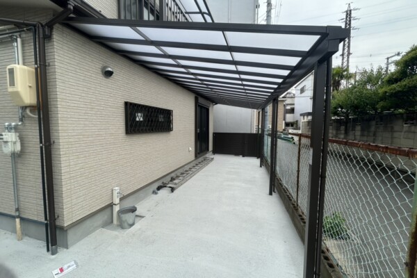 守口市のN様邸の【ガレージテラス】を施工させていただきました