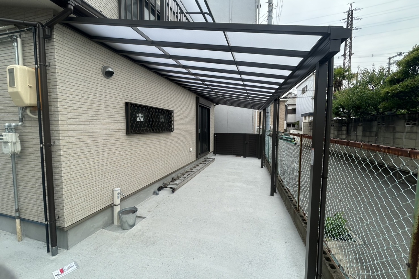 守口市N邸ガレージテラス工事